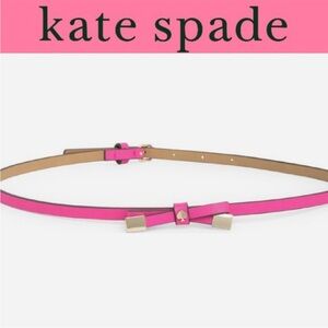Kate Spade Fuchsia Bow Belt